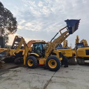 Chargeuse-pelleteuse sur pneus d'occasion JCB 4CX CAT 428F, faible nombre d'heures de fonctionnement, origine Japon, excellent état de fonctionnement, pompe et boîte de vitesses en bon état - Product Image 2