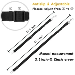 SinSky-Cinturones <span class=keywords><strong>de</strong></span> seguridad con logotipo personalizado, correas elásticas, reflectantes, amortizados, para mascotas, perros y coches, correa <span class=keywords><strong>de</strong></span> seguridad retráctil duradera para perros - Product Image 5