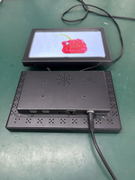 Écran LCD IPS 8 pouces haute luminosité 2000 nits 1920x1200 avec interface, cadre ouvert, haut-parleur intégré pour affichage automobile et utilisation sur ordinateur de bureau