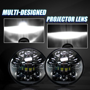 Ensemble de phares de moto MOTOLED, 5,75 pouces, classique, tout-terrain, <span class=keywords><strong>Cafe</strong></span> Racer, lentille de projecteur pour accessoires LED Gn125 - Product Image 3