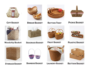 Panier à linge rond en rotin PP tressé de style nordique, respirant, pour salle de bain, bac de rangement domestique étanche, vente en gros - Product Image 4