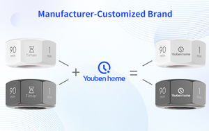 Pantalla de rotación automática de 8 ángulos, Sensor de gravedad, temporizador Visual recargable, temporizadores digitales para aula, cocina, trabajo, estudio - Product Image 2