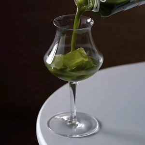 Gobelet de mariage en cristal transparent de haute qualité, verre à vin rouge personnalisé avec logo, produit de verre à vin - Product Image 4