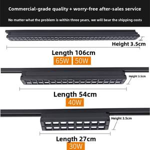 Luz LED Comercial para Estanterías de Supermercado, Iluminación Suplementaria de Alta Luminosidad, Hierro Negro, Garantía de 3 Años - Product Image 4