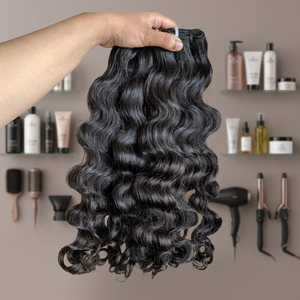 Indian Curly <b>Human</b> <b>Hair</b> <b>Weaving</b> Bundles Single Drawn HD Bulk Supply Natural Deep Wave Extensions 100% Virgin <b>Human</b> - Product Image 3