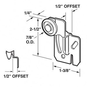 Sistema de Rieles para Puertas Corredizas WEKIS de Aleación de Zinc con Rodillo y Rueda de Nailon - Duradero e Insonorizado para Garajes y Hoteles - Product Image 6