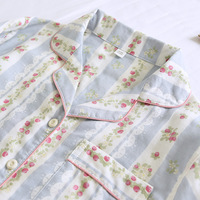 Pyjamas d'hiver en coton de haute qualité pour femmes, ensemble décontracté à manches longues et pantalon imprimé pour la maison