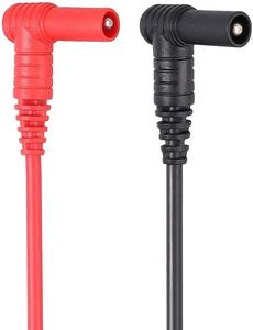 1 Pair Banana Plug to Alligator Clip Test Lead Crocodile Clip Lab Test Cable with Banana Plug Heavy Duty 1M Long for Multimeter - Product Image 3