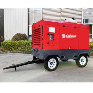 5.5KW 7.5KW 11Kw 15KW 22Kw Máy nén khí DIESEL Máy nén khí cho giàn khoan máy nén khí di động - Product Image 4