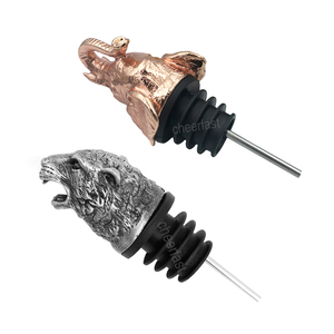 Regalo de Inauguración de Casa, Vertedor de Vino con Forma de Cabeza de Tigre, Aireador y Vertedor de Vino Eléctrico de Aleación de Zinc y Acero Inoxidable - Product Image 2