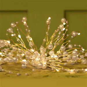 3AA pin hoạt động dẫn Dây đồng dẫn Chuỗi Cổ Tích đèn ổn định dẫn dây đồng chi nhánh chuỗi đèn - Product Image 2