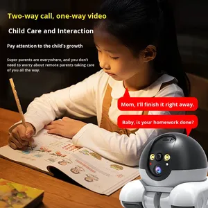 Caméra Robot de Surveillance pour Animaux Domestiques Patrol Buddy avec Suivi IA, 4G HD Sans Fil, Interphone Vocal et Fonction de Jouet pour Animaux à un Clic - Product Image 3