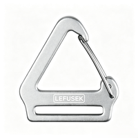 Sangle tactique en alliage d'aluminium de 25 mm pour sac à dos, boucle de fixation rapide standard intégrée, moulée et sablée