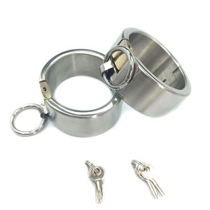 Black Emperor Top Acero inoxidable hombre mujer muñequeras metal bondage BDSM fetiche herramientas sexuales para juegos para adultos - Product Image 5