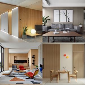 Распродажа, настенные панели нового типа WPC для интерьера, огнестойкие, водонепроницаемые пластиковые Потолочные стены, облицовка, современный дизайн для гостиной - Product Image 3