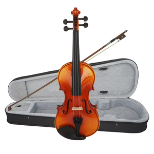 <span class=keywords><strong>Violon</strong></span> Sinomusik artisanal, couleur rouge brun brillant, <span class=keywords><strong>4</strong></span>/<span class=keywords><strong>4</strong></span>, entièrement en bois massif, finition laquée, ébène, avec étui et archet - Product Image 5