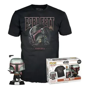 Boba Fett สำหรับ funko ชุดเสื้อยืดและเสื้อยืดสำหรับ Star Wars ขนาดตัวละคร S สำหรับทหารโมเดลการ์ตูนของเล่นตกแต่งในกล่อง ODM - Product Image 1