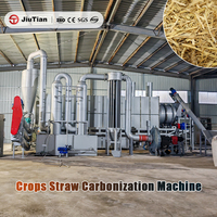 Réacteur de carbonisation industriel continu pour pailles de coton et de riz, machine de production de coke à partir de déchets agricoles