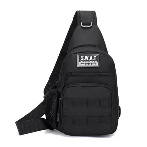 Bolsos cruzados Oxford personalizados al por mayor con logo de primavera, mochila pequeña deportiva para ciclismo, bolso de hombro de camuflaje de moda para hombre - Product Image 1