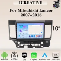 Autoradio Android pour Mitsubishi Lancer 2007 - 2015, lecteur multimédia Carplay, autoradio 2din, unité principale audio, navigation GPS 9 pouces