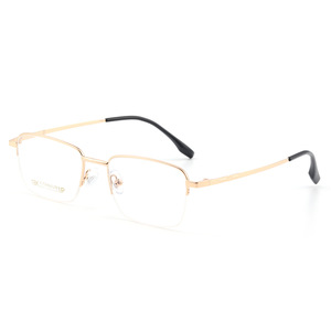 Monture de lunettes rectangulaire en titane pour homme Danyang 68017, verres en résine à pont moyen, lunettes optiques - Product Image 1