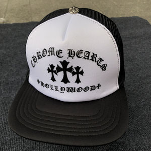 Chrome Hearts Baseball Cap Mesh Breathable Embroidered <b>Cross</b> Design Style Unisex Hat Custom Embroidery Cotton Outdoor - Product Image 1