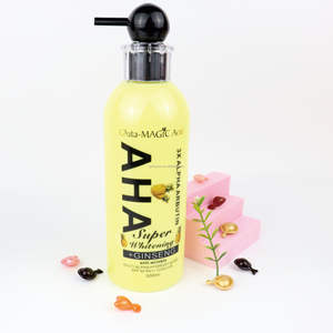 กลูต้า-<span class=keywords><strong>เมจิก</strong></span> แอซิด ไฮ คุณภาพสูง เอเอชเอ อาร์บูติน วิตามินซี กลีเซอรีน <span class=keywords><strong>โลชั่น</strong></span>บำรุงผิวกายเพื่อผิวขาวกระจ่างใสสำหรับผู้หญิง - Product Image 1