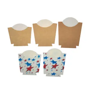hot sale disposable french fries box for potato chips fish and chips box