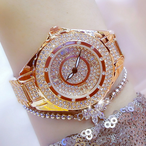 <span class=keywords><strong>B</strong></span> FA0917L orologio al quarzo da donna d'oro di alta qualità bella banda di cristallo grande quadrante analogico semplice orologio da polso da donna - Product Image 3