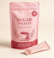 Sachets individuels en aluminium avec logo personnalisé pour thé au lait, café en poudre, sucre – Mini-sachets en bande