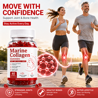 Gummies de collagène marin avec biotine et vitamines pour la santé des cheveux, de la peau, des ongles et des articulations – Marque privée, vente en gros, OEM, ODM