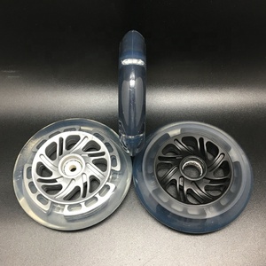 Bánh Xe Trượt Patin <span class=keywords><strong>3</strong></span> Hoặc 4 <span class=keywords><strong>LED</strong></span> Chiếu Sáng Nhấp Nháy Chất Lượng Cao 120MM Bánh Xe Xe Tay Ga PU Cho Xe Tay Ga Trẻ Em Xe Tay Ga Trẻ Em - Product Image 4