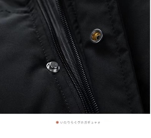 Piumino da <span class=keywords><strong>uomo</strong></span> in piumino invernale con due cappotti imbottiti spessi caldi e larghi <span class=keywords><strong>cappotto</strong></span> da <span class=keywords><strong>uomo</strong></span> casual <span class=keywords><strong>imbottito</strong></span> con cappuccio - Product Image 4