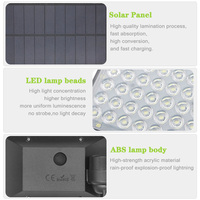 62 lampes solaires LED IP65 étanches pour extérieur, 5 modes, contrôle par capteur de lumière, 12-18 heures d'éclairage paysager pour usage extérieur