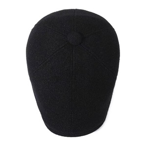 Men's <b>Winter</b> Cotton Octagonal Hat Black Gray Keep Warm Outdoor Casual <b>Cap</b> For Middle Aged And Elderly - Product Image 2