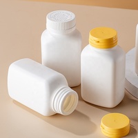 Fourniture de contenants en plastique pour médicaments solides, flacons pour pilules et capsules, 200CC 250CC, PE, pour l'emballage pharmaceutique