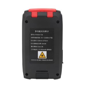 Измеритель оптической мощности UNI-T серии UT693A, тип C/T, измеритель оптической мощности для оптоволокна, VFL, OPM, измеритель света, тестер сетевого кабеля RJ45 - Product Image 5