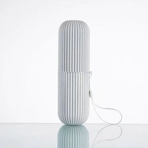 Boîte de voyage portable pour <span class=keywords><strong>brosse</strong></span> à dents et gobelet de rinçage, grand format, avec rangement pour dentifrice et <span class=keywords><strong>brosse</strong></span> à dents - Product Image 5
