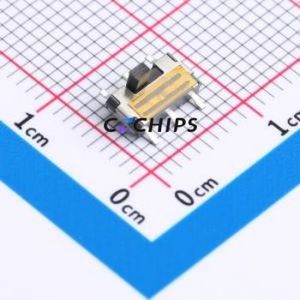 HX MSS22C02-H1.5 125 Slide Switch SMD,7.15x3.55mm Switch Double Pole Double Throw Rectangle Pin Header SMD Tab 7.15mm - Product Image 1