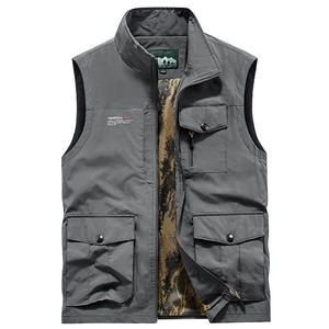 Vestes De Pêche Pour Hommes Gilet Vestes Avec Poches 100% Polyester Garçons Personnalisé Gilets Utilitaires Pour Hommes Haute - Product Image 1