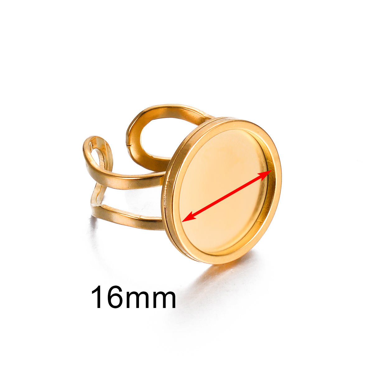 Or, intérieur 16mm rond