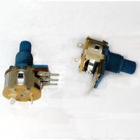 9mm interrupteur poussoir potenciometro b500k b10k b100k b200k alpha potentiomètre b10k alpes potentiomètre