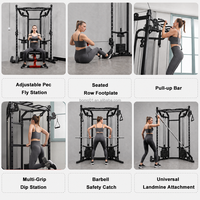 Zoshine Station de musculation multifonctionnelle en acier pour la maison, avec rack de musculation aux formes irrégulières, pour la musculation et le fitness, unisexe