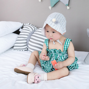 Ensemble de chaussettes pour bébé en coton biologique de 9 <span class=keywords><strong>mois</strong></span>, animaux 3D, dessins animés, antidérapantes, chaussettes pour nouveau-nés - Product Image 5