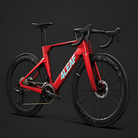 Vélo de route en carbone 700C Aero Racing avec jeu de roues en carbone, fourche en carbone Wheeltop EDS TX