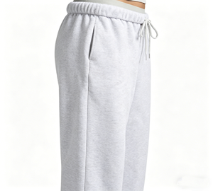 Pantalon de survêtement personnalisé Wearever pour femme grande taille, taille haute élastique, jambe large, longueur intégrale, ample, respirant, anti-boulochage, séchage rapide - Product Image 3