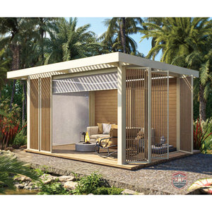 Pergola couverte durable résistante au vent, Gazebo Yardistry 12x14, Gazebo de cuisine extérieure, Gazebo véranda avec <span class=keywords><strong>ventilateur</strong></span> - Product Image 4