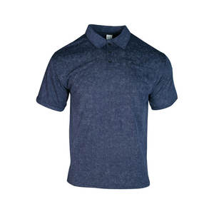 Модный комплект из двух предметов: повседневный стиль, воротник с пуговицами, короткий рукав, свободные спортивные брюки, мужской комплект-поло - Product Image 2