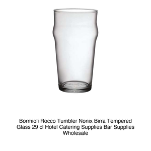 Vaso de Cerveza de Vidrio Templado Nonix 29 cl Bormioli Rocco H 11.5 cm Ø 7.4 cm - Product Image 2