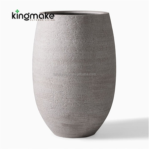Vases d'extérieur de grande taille de haute qualité, pots à fleurs auto-arrosants <span class=keywords><strong>en</strong></span> ciment renforcé durables et macetas de jardin de grande taille pour la vente <span class=keywords><strong>en</strong></span> <span class=keywords><strong>gros</strong></span> - Product Image 4